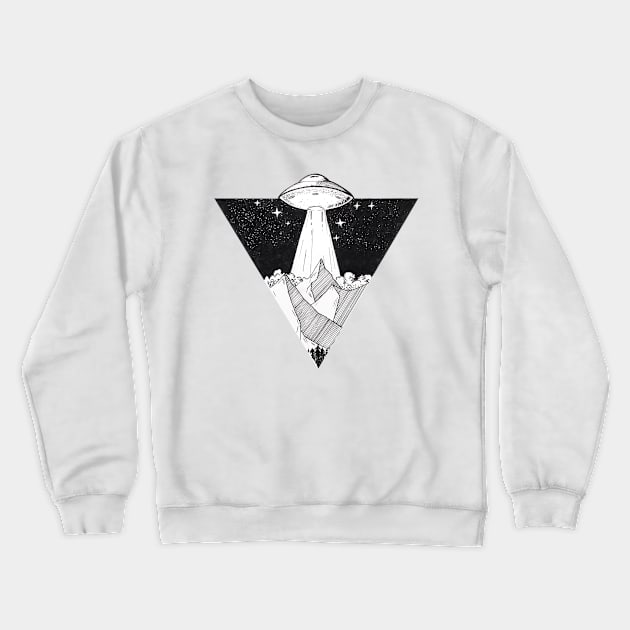 Alien Abduction Crewneck Sweatshirt by Red Rov